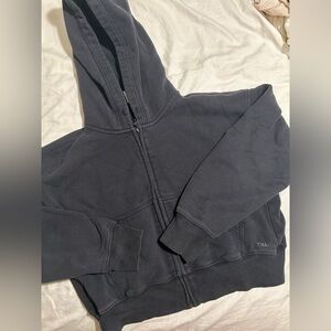 Black TNA cropped hoodie size medium